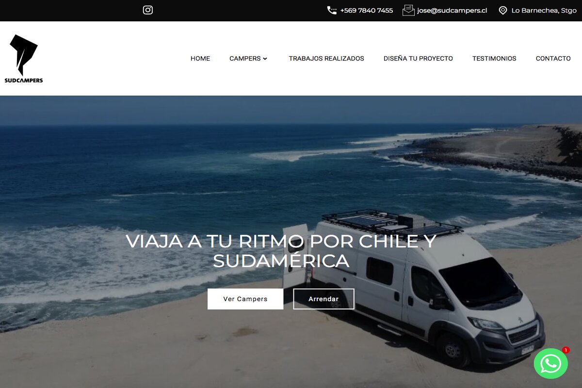 arriendo campers en chile